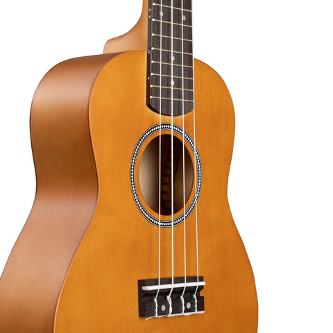 Concert Ukulele Linden Brown Set