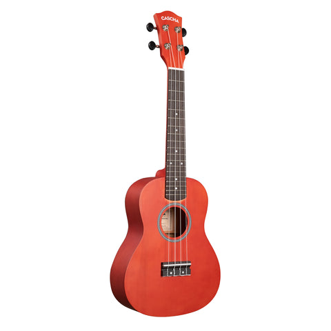 Concert Ukulele Linden Red Set