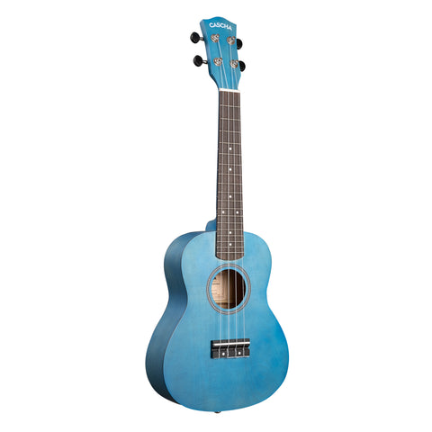 Concert Ukulele Linden Blue Set