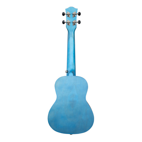 Concert Ukulele Linden Blue Set