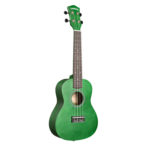 Concert Ukulele Linden Green Set