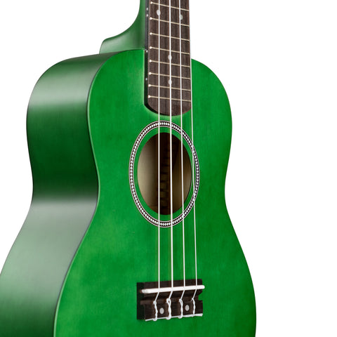 Concert Ukulele Linden Green Set