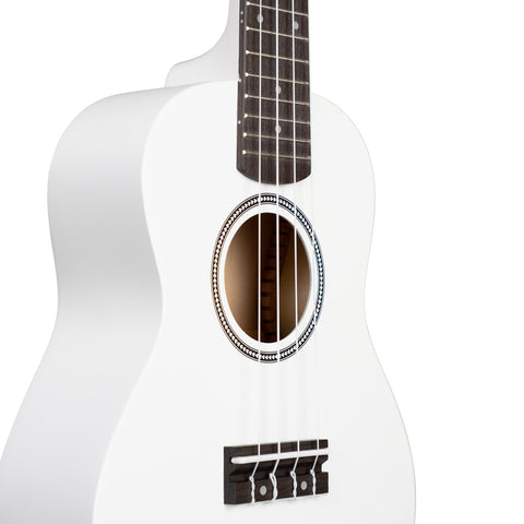 Concert Ukulele Linden White Set