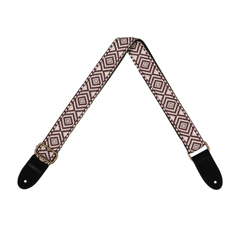 Ukulele Strap Jacquard - Ethnic Brown
