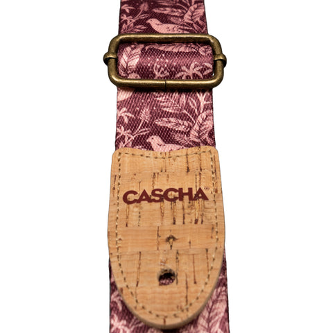 Cascha Ukulele Strap Vegan - Mauve Birds