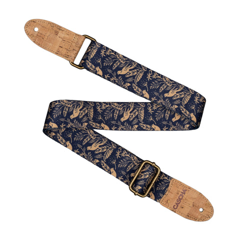 Cascha Ukulele Strap Vegan - Midnight Birds
