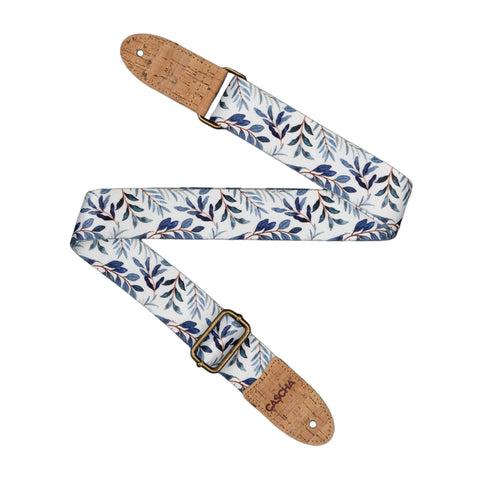 Cascha Ukulele Strap Vegan - Blue Twigs