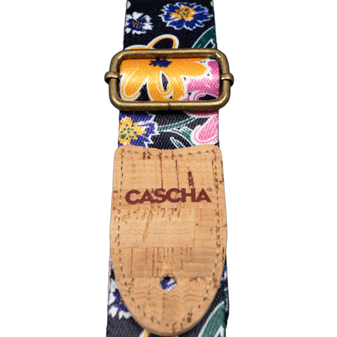 Cascha Ukulele Strap Vegan - Floral Sketch