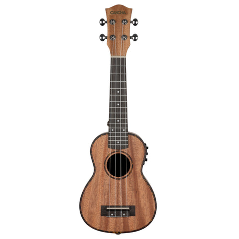 Premium Mahogany Soprano Ukulele Set with pickup system - L