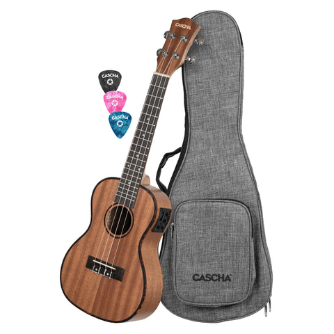 Premium Mahogany Concert Ukulele with pickup system - L