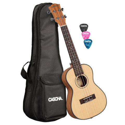 Lefthand Concert Ukulele Spruce Solid Top