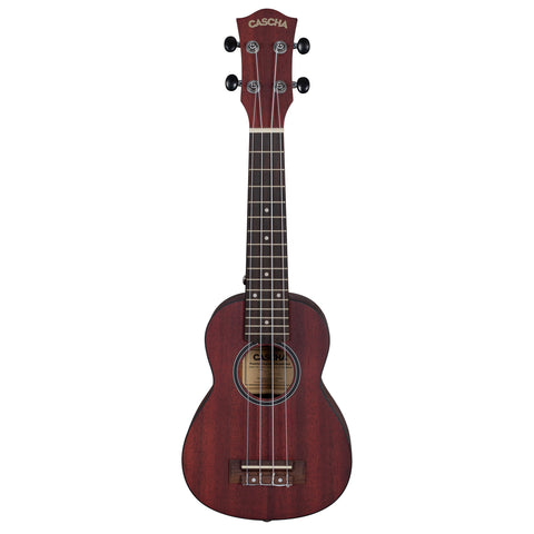 Lefthand Soprano Ukulele Mahogany Red