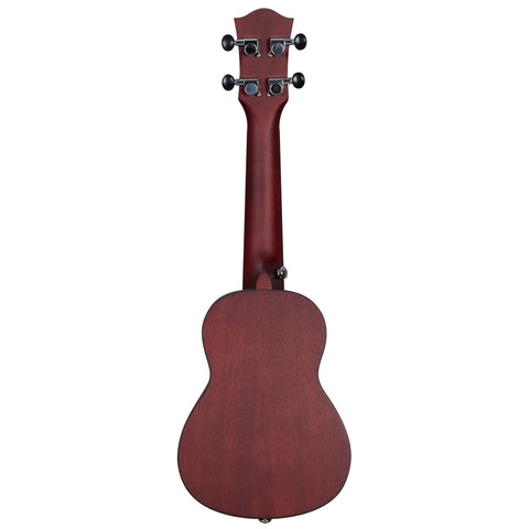 Lefthand Soprano Ukulele Mahogany Red