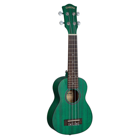 Lefthand Soprano Ukulele Mahogany Aquamarine