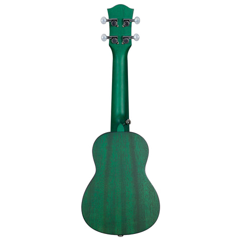 Lefthand Soprano Ukulele Mahogany Aquamarine