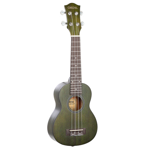 Soprano Ukulele Mahogany Green