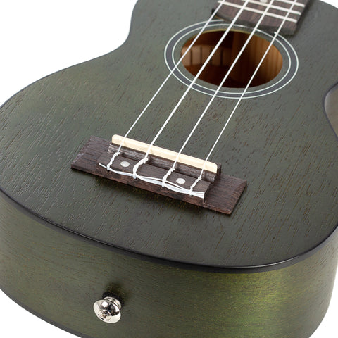 Soprano Ukulele Mahogany Green