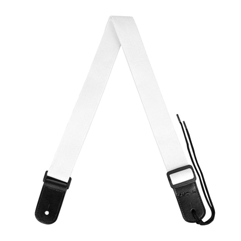 Ukulele Strap Poly-Cotton - White