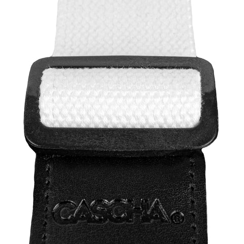 Ukulele Strap Poly-Cotton - White