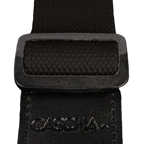 Ukulele Strap Poly-Cotton - Black