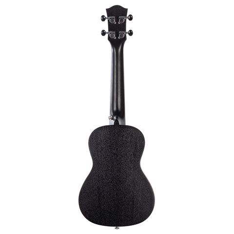 Concert Ukulele Mahogany Black Lefthanded