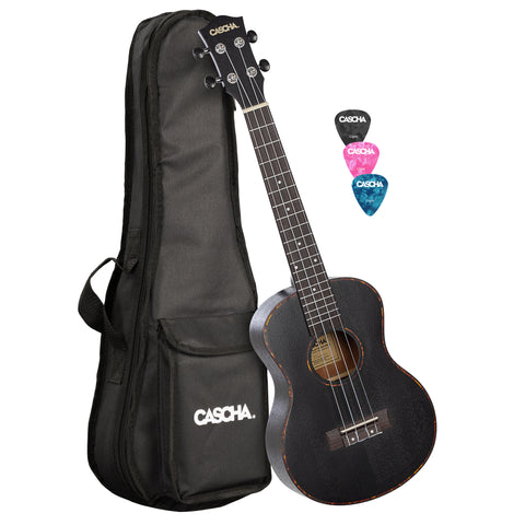 Lefthand Tenor Ukulele Mahogany Black