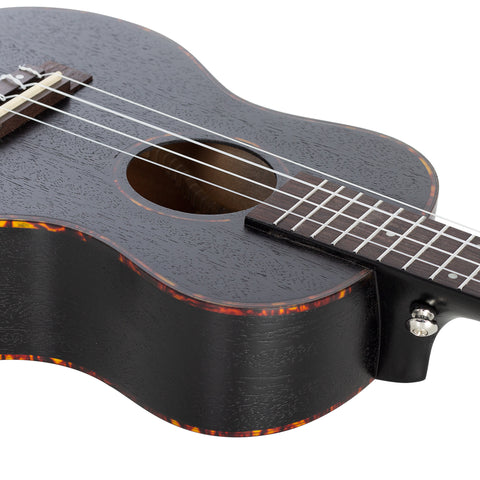 Lefthand Tenor Ukulele Mahogany Black