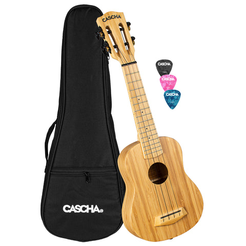 Soprano Ukulele Bamboo Natural