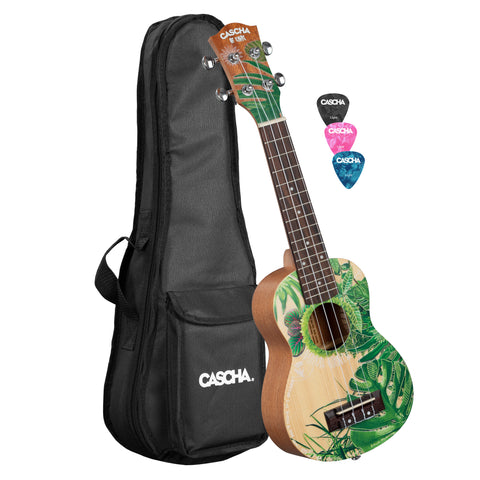 Soprano Ukulele Leafy