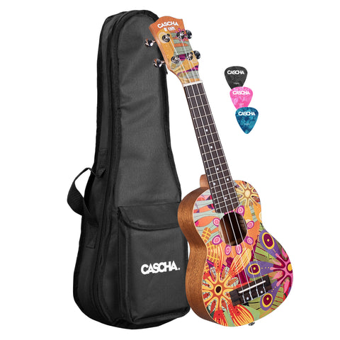 Soprano Ukulele Flowers