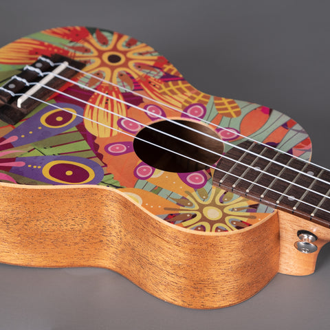 Soprano Ukulele Flowers