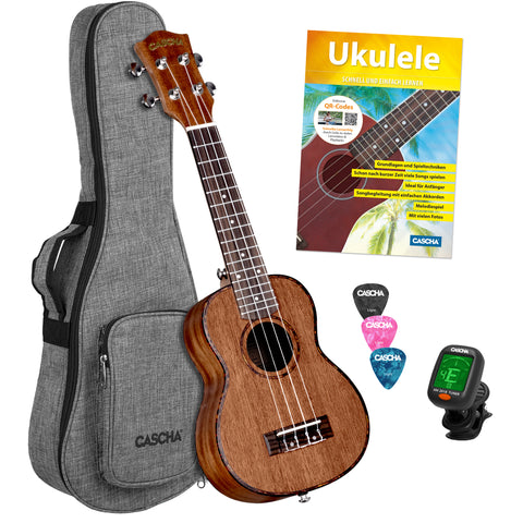 Soprano Ukulele Mahogany Set