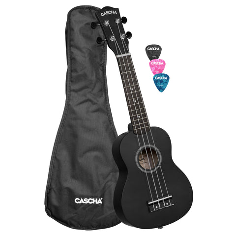 Soprano Ukulele Linden Black