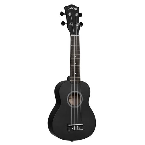 Soprano Ukulele Linden Black Set