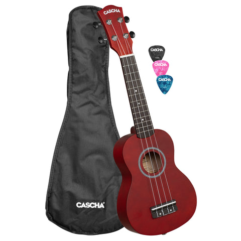 Soprano Ukulele Linden Red