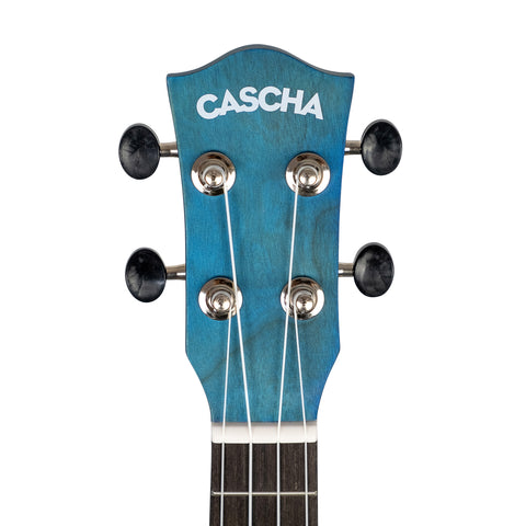 Soprano Ukulele Linden Blue Set