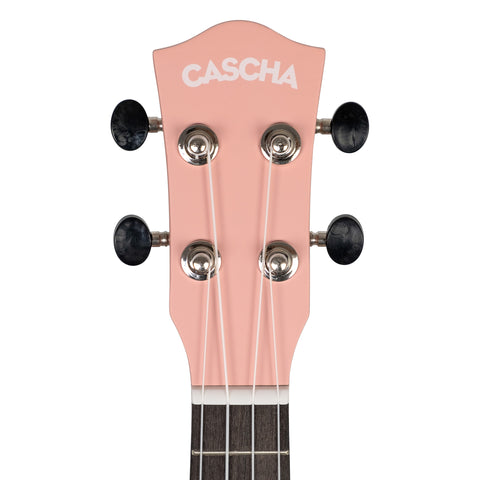 Soprano Ukulele Linden Pink Set