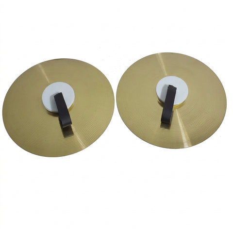 Pair of JINBAO JB CY0814 marching cymbals