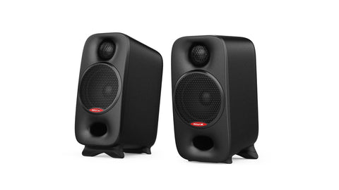 Pair of 3" monitors including NUX AXON 3 case