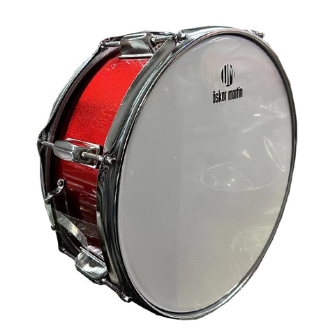 Marching drum "5.5 * 14" red color OSKAR MARTIN G-05