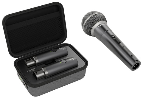 Wireless microphone with NUX B-3RC BUNDLE XLR adapter
