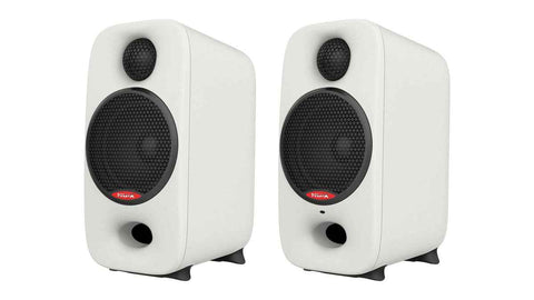Pair of 3" white monitors + NUX AXON 3 bag