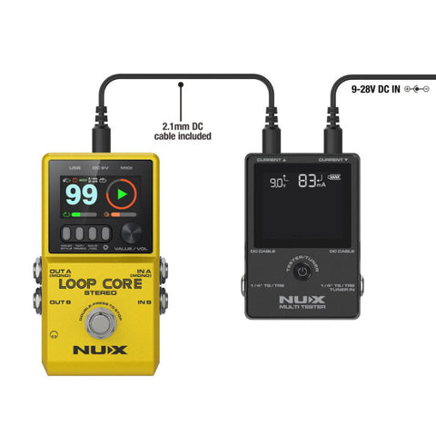 Rechargeable cable tester with voltage meter and tuner NUX NMT-1