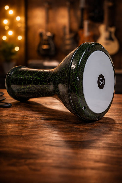 Turkish Darbuka Black/Green Color SULTAN VTN7072