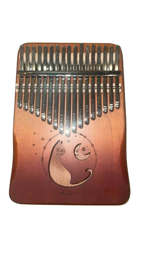 Kalimba 17 tones brown + accessories ZANI 17-B Gradient brown