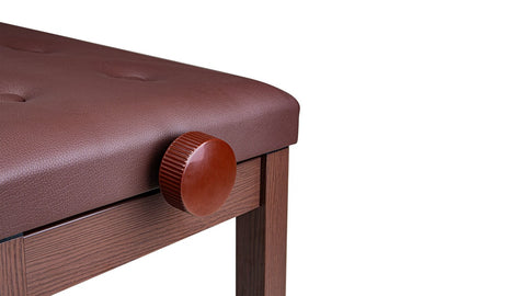 NUX NBM-3 wood-colored adjustable piano stool