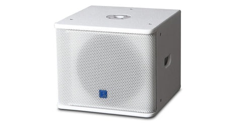 12" powered subwoofer, white, Single-loudspeaker cabinet ES112SA FDB