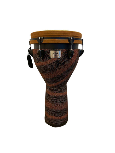 Djembe 12" colorful with screws height 62 cm diameter 31 cm ZANI