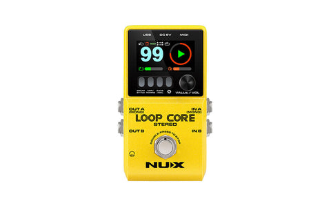 NUX Loop Core Stereo Guitar Looper Effect