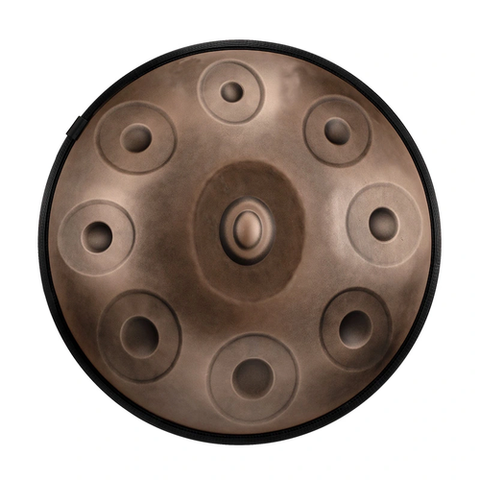 HLURU HB9-Bronze STL Handpan Drum 9 notes 22" Bronze D AMARA